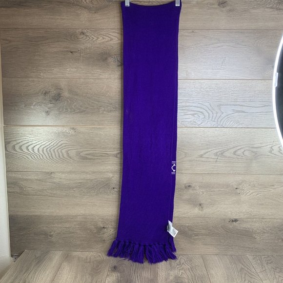 Disney Parks Jack Skellington Purple Fringe Knit Winter Unisex Adult Long Scarf - Picture 4 of 7